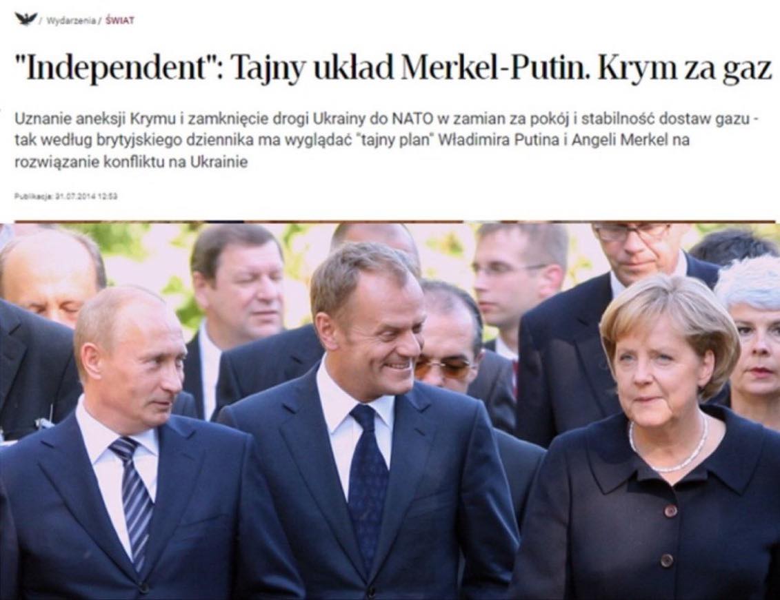 Coraz bardziej widoczny układ Niemcy-Rosja. Ale po co im ten Tusk?